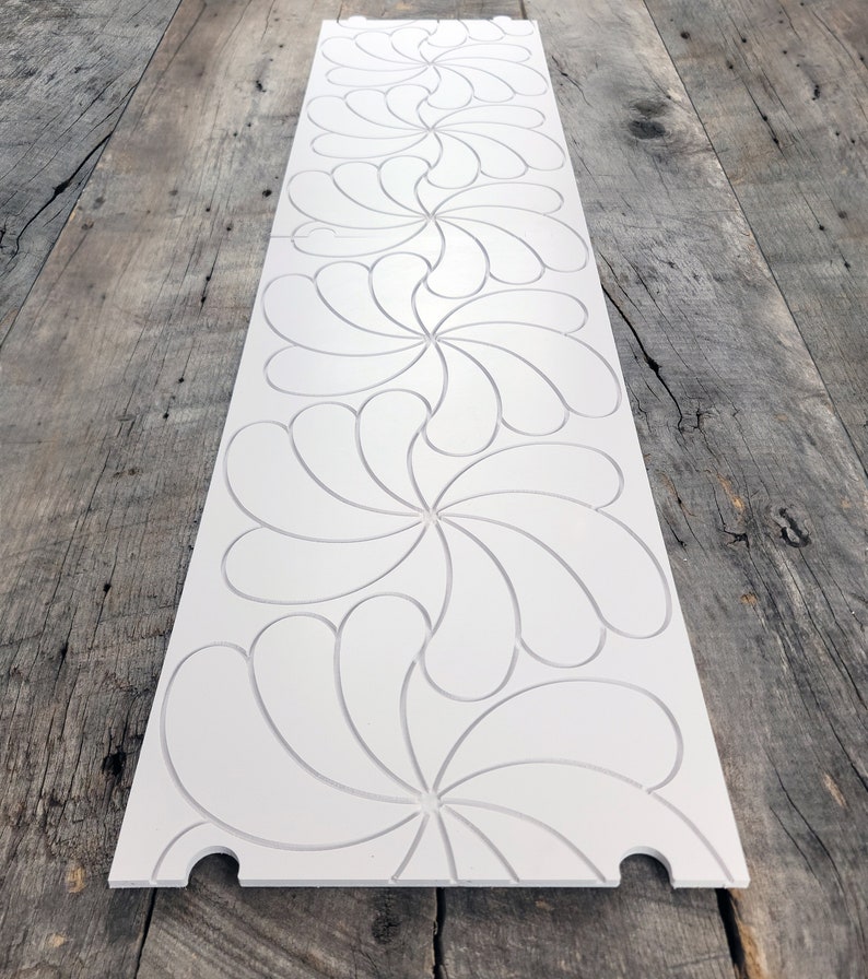 Longarm Quilting Groovy Pattern Boards Set of 2 Fanning Etsy