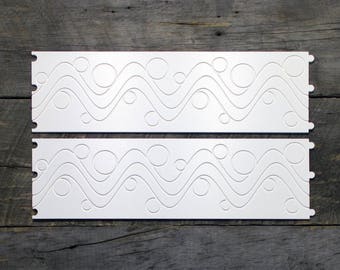 Longarm Quilting Groovy Pattern Boards set of 2 Champagne Bubbly Design