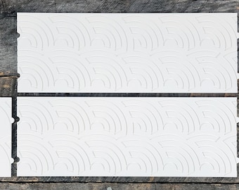 Longarm Quilting Groovy Pattern Boards Set of 2 Baptist Fans Continuous Design with starter piece
