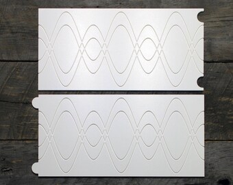 Longarm Quilting Groovy Pattern Boards set of 2 Waveforms Design