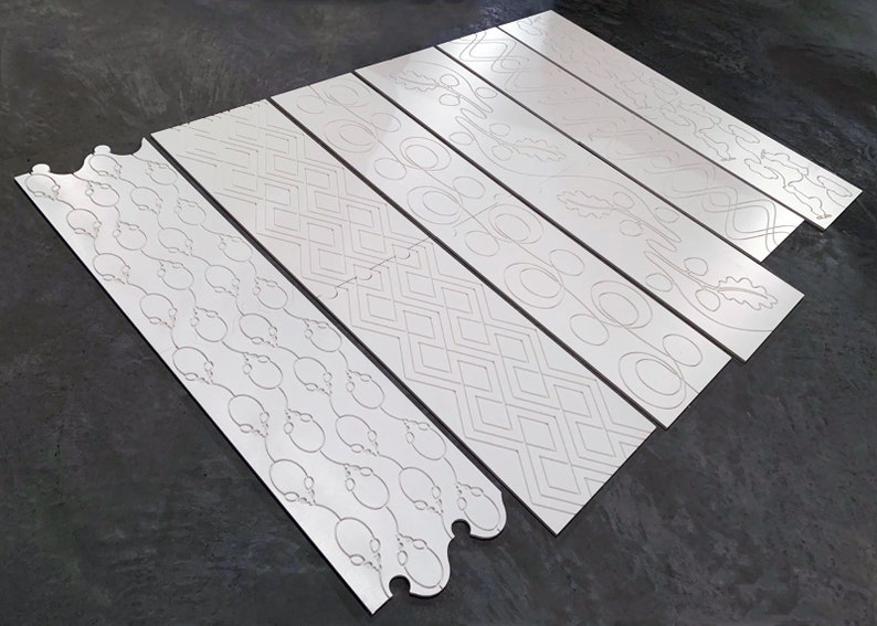 SALE Longarm Quilting Groovy Pattern Boards 6 Set Variety 12 Etsy