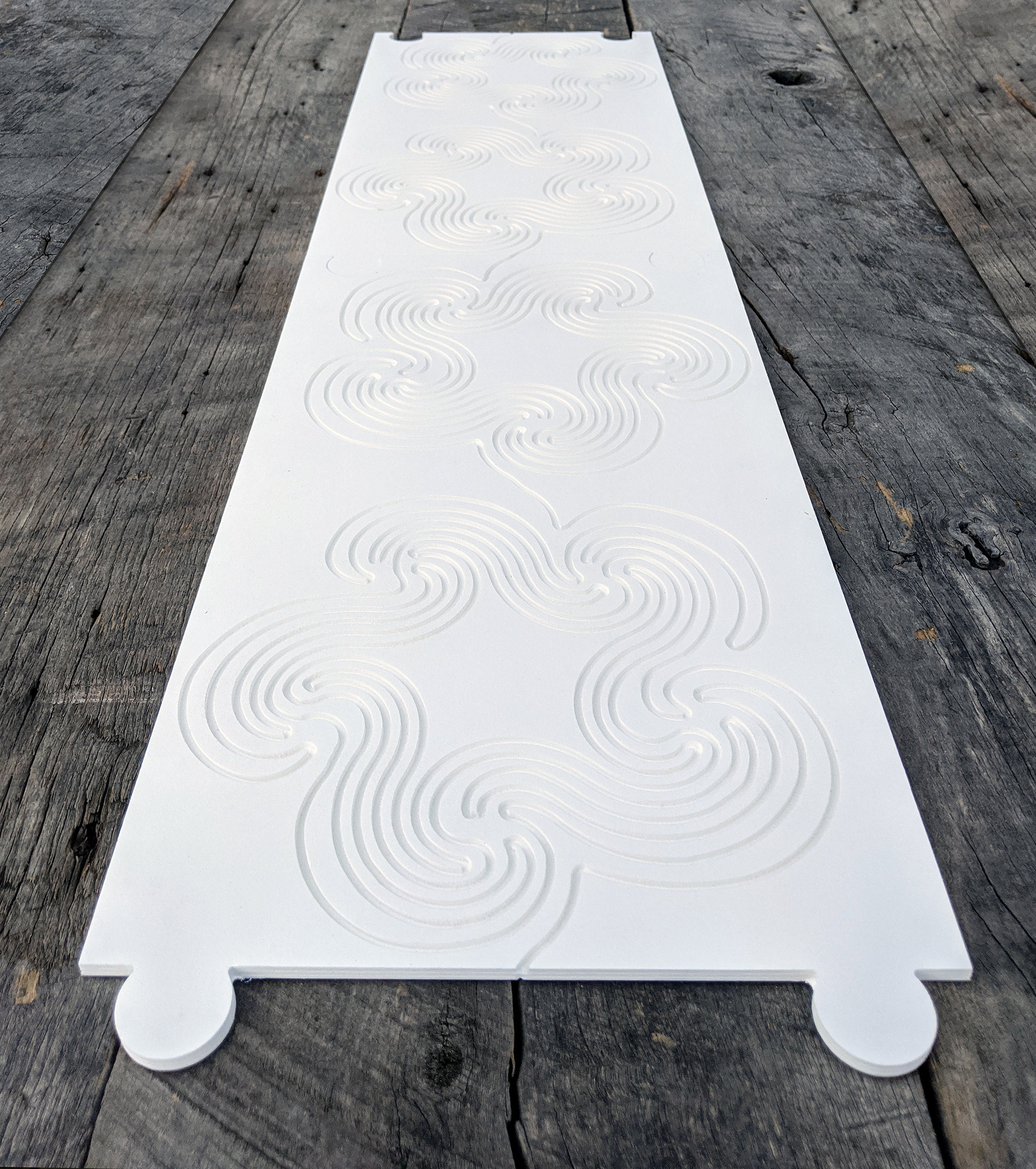 Longarm Quilting Groovy Pattern Boards Set of 2 Twist in the Wind