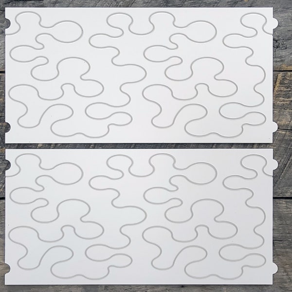 Longarm Quilting Groovy Pattern Boards Set of 2 All in Stipple Design