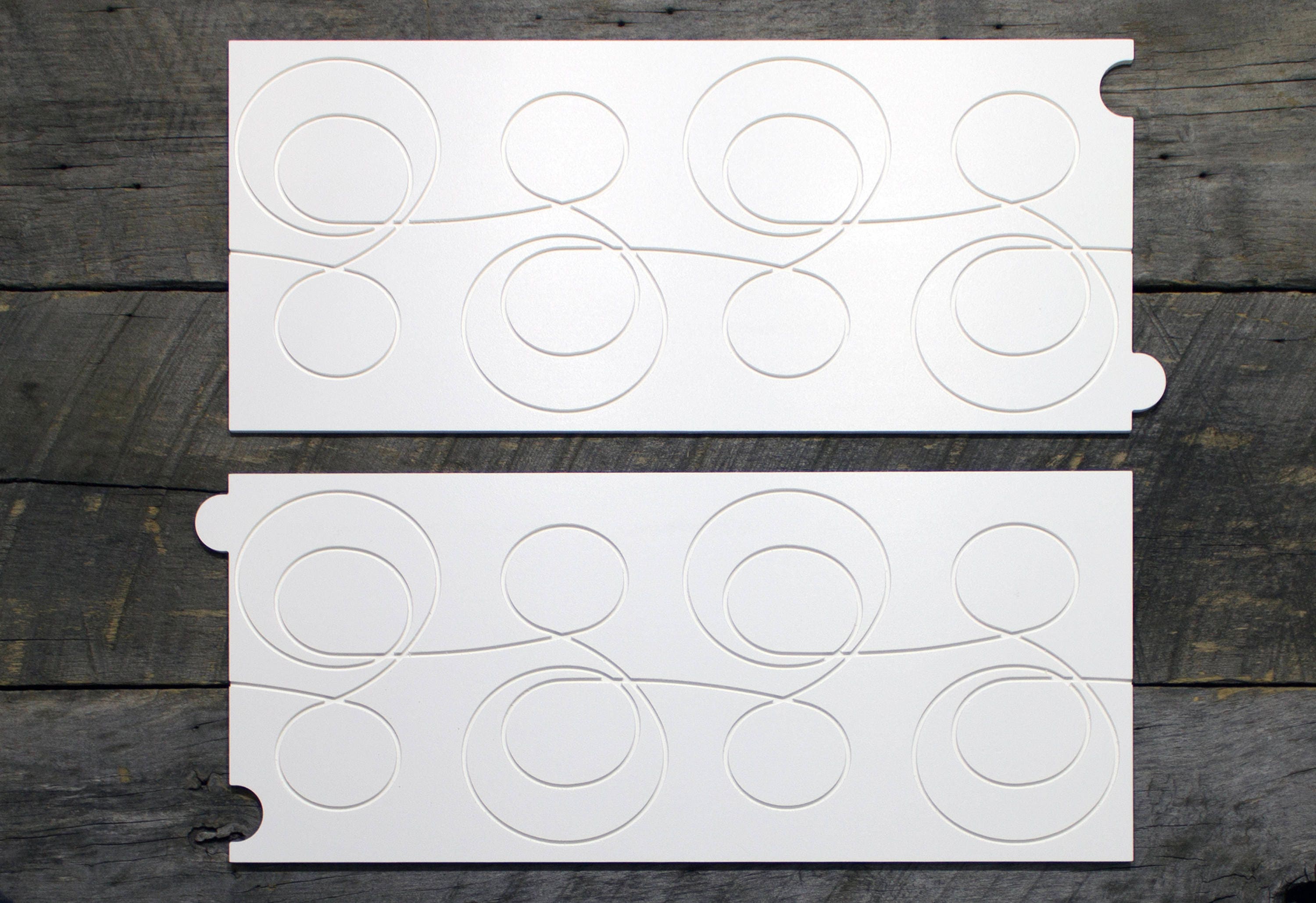 Longarm Quilting Groovy Pattern Boards Set of 2 Running in Circles