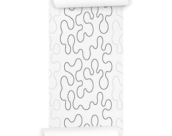 Groovy Patterns Longarm Quilting Pantograph - All in Stipple Design