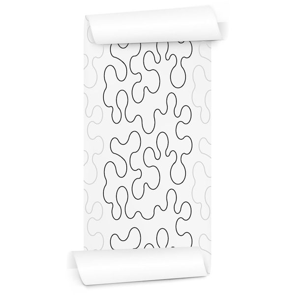 Groovy Patterns Longarm Quilting Pantograph - All in Stipple Design