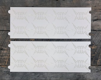 Longarm Quilting Groovy Pattern Boards set of 2 Barbed Wire Design