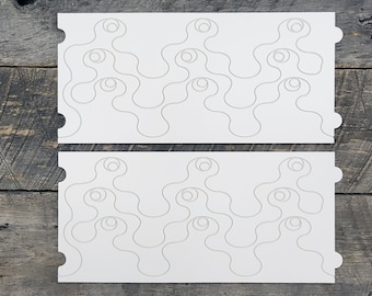 Longarm Quilting Groovy Pattern Boards set of 2 Amazing Ameba Design