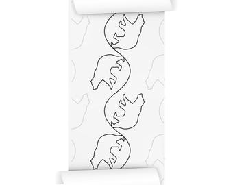 Groovy Patterns Longarm Quilting Pantograph - Two Little Bears