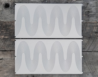 Longarm Quilting Groovy Pattern Boards set of 2 Ahead of the Curve Design