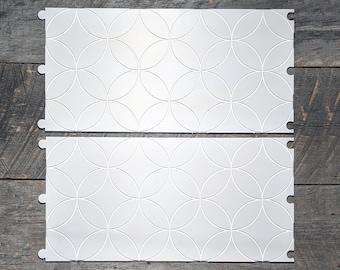 Longarm Quilting Groovy Pattern Boards Set of 2 Diamond Circles Design