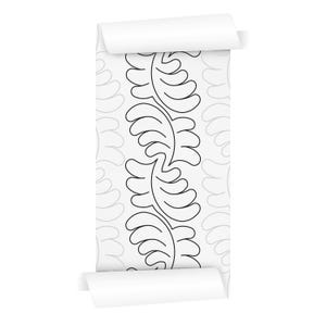 Groovy Patterns Longarm Quilting Pantograph - Fancy Feathers Design