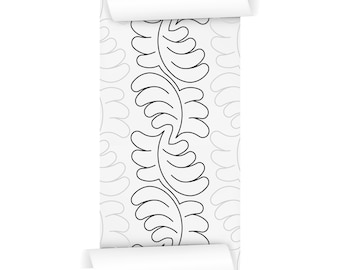 Groovy Patterns Longarm Quilting Pantograph - Fancy Feathers Design