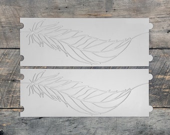 Longarm Quilting Groovy Pattern Boards set of 2 Light as a Feather Design