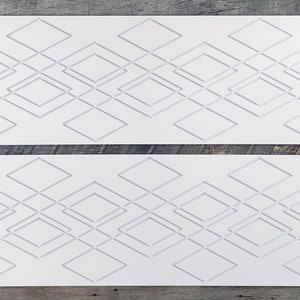 Longarm Quilting Groovy Pattern Boards set of 2 Second Hand Diamonds Design