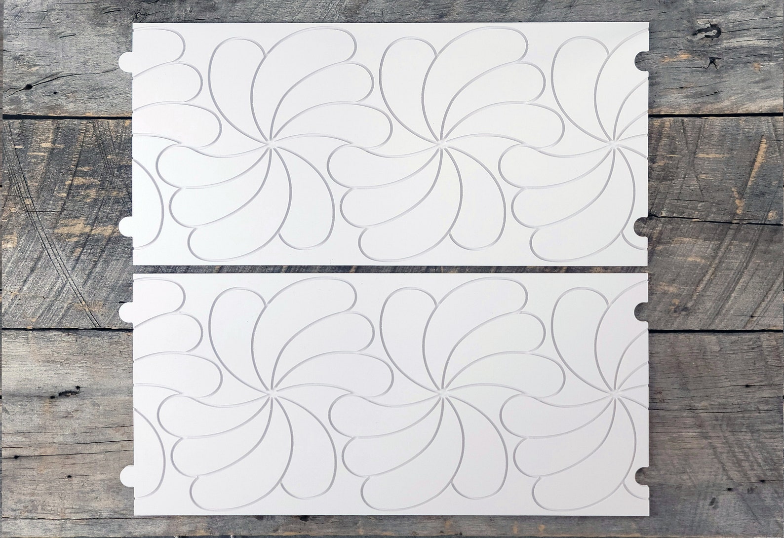 Longarm Quilting Groovy Pattern Boards Set of 2 Fanning Etsy