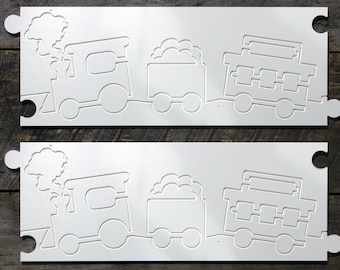 Longarm Quilting Groovy Boards set of 2 Train Design