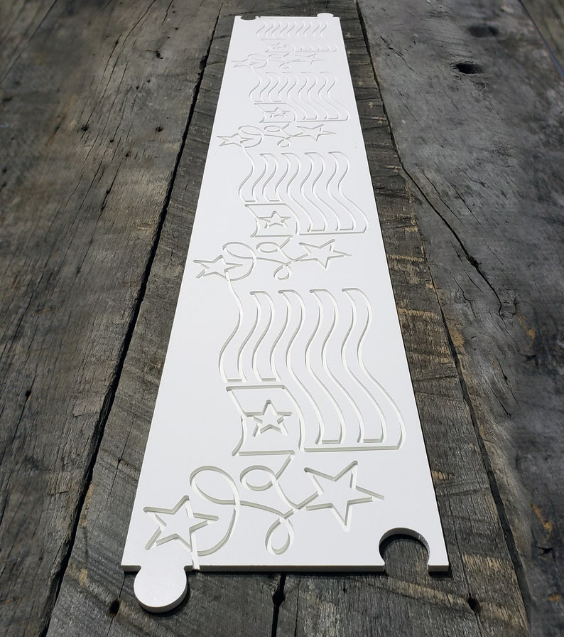 Longarm Quilting Groovy Pattern Boards Set of 2 American Flag Etsy