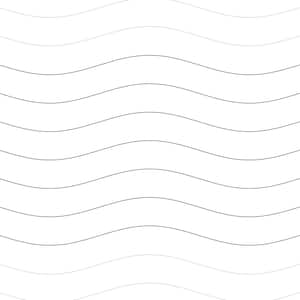 Peut inclure: Motif abstrait composé de lignes ondulées grises sur fond blanc. Les lignes, de différentes nuances de gris, créent un motif répétitif. Les lignes les plus sombres sont au centre, s'estompant en blanc en haut et en bas.