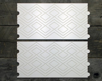 Longarm Quilting Groovy Pattern Boards set of 2 90 Degrees Design