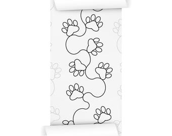 Groovy Patterns Longarm Quilting Pantograph - Paw Path