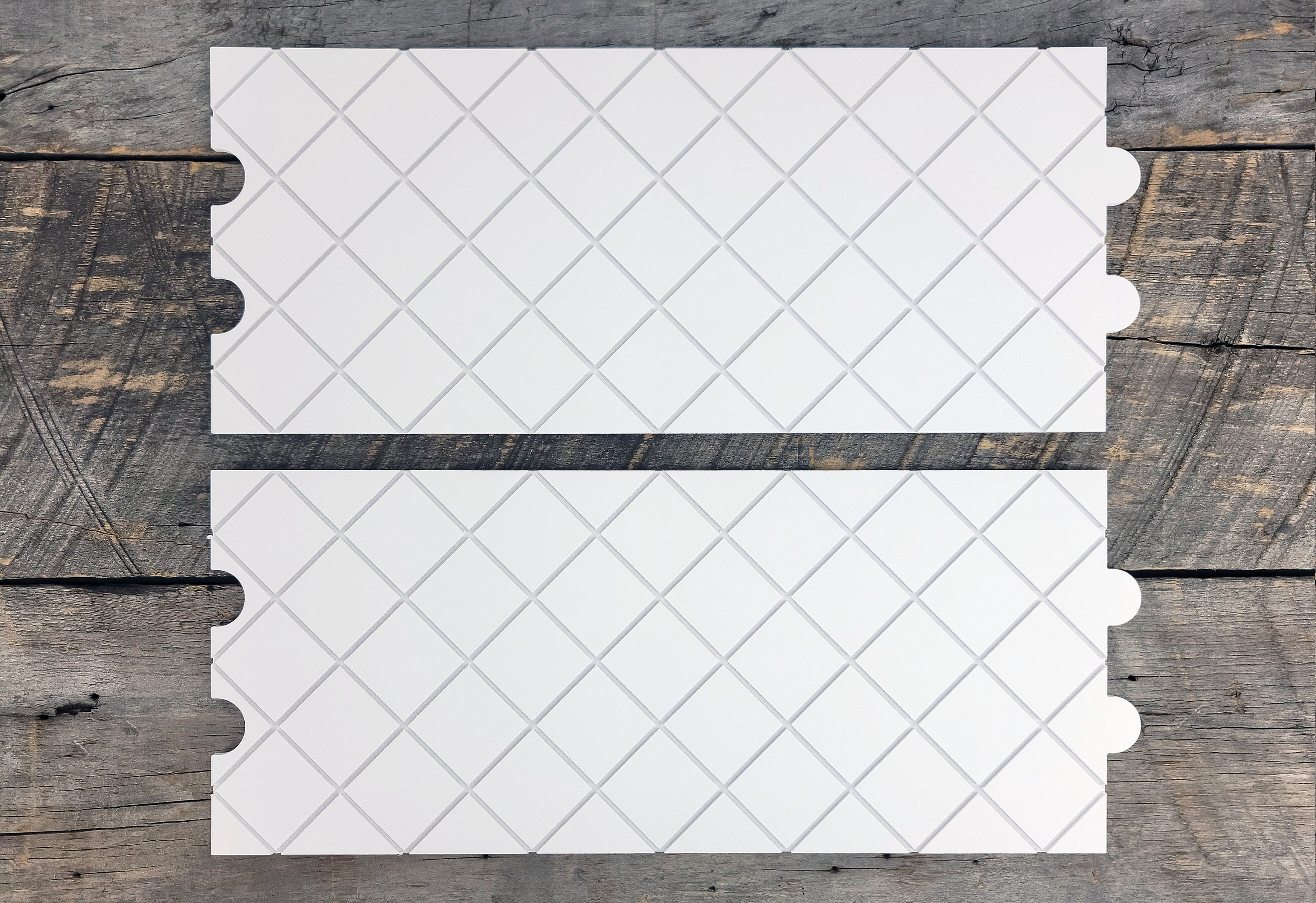 Longarm Quilting Groovy Pattern Boards Set of 2 Cross Hatch Design Etsy