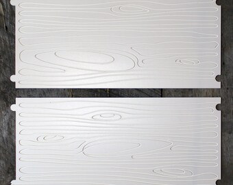 Longarm Quilting Groovy Pattern Boards set of 2 Large Knots Wood Grain