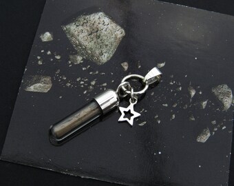 10 Glitzerstaub silber Sternstaub Schutzengel Anhänger