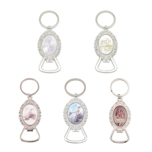 Baptism Baby Angel/Holy Spirit Design Bottle Opener Keychain Party Favors for  Bautizo Recuerdos Gift for Guest Christening Favors