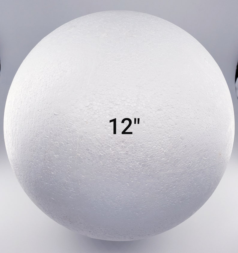 White Round Smooth Poly Foam Modelling Polystyrene Styrofoam Ball for ...