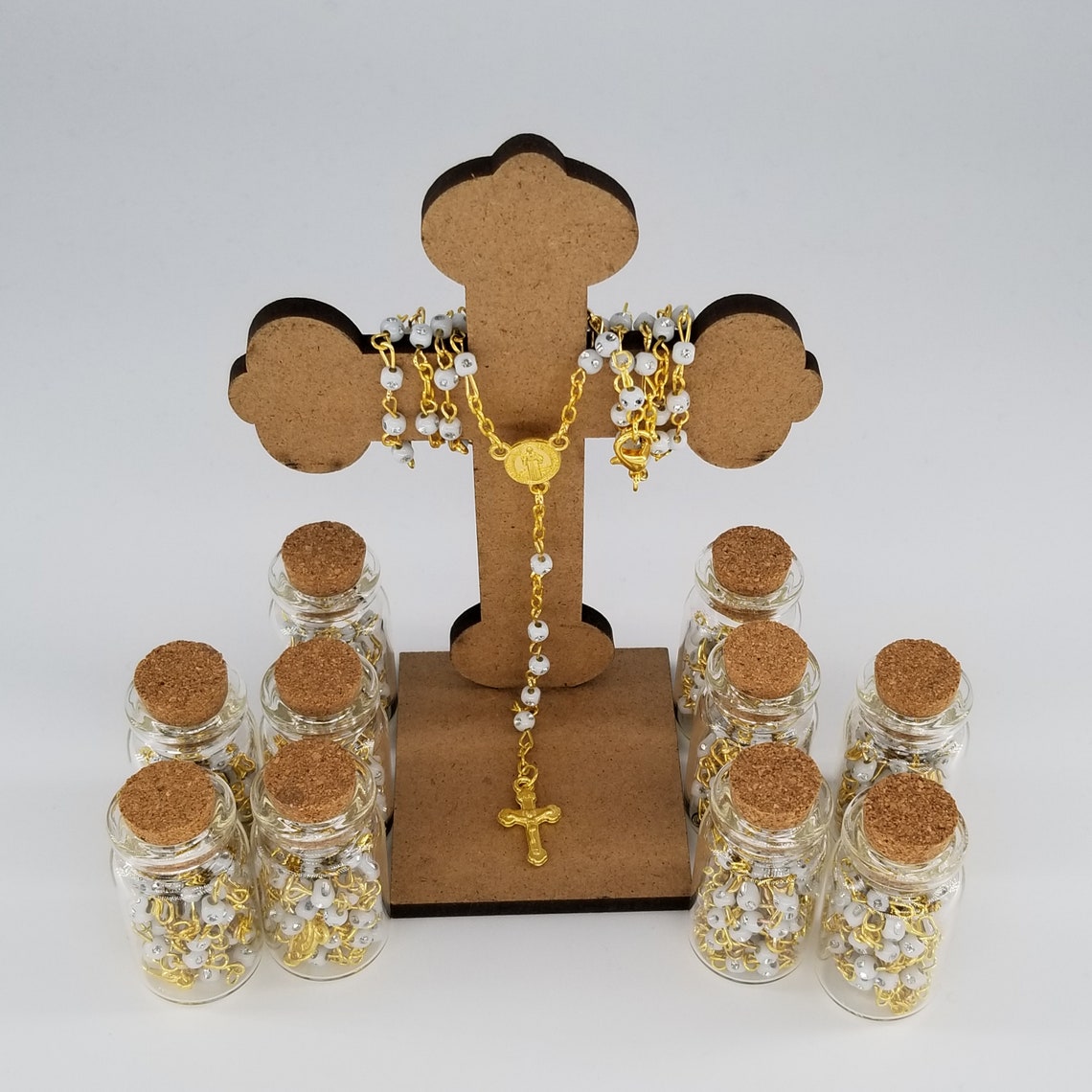 12xHandmade New Gold Bottle Baptism Communion Recuerdos DE Etsy