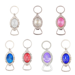 Quinceañera Keychain Bottle Opener Recuerdos de/Mis 15 Años Birthday Shower Favors /para Mis XV/Cinderella/Gift for Guests/wedding favors