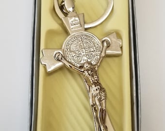 12x Crucifix Jésus porte-clés/porte-clés Sainte-Croix Fob cadeau religieux catholique