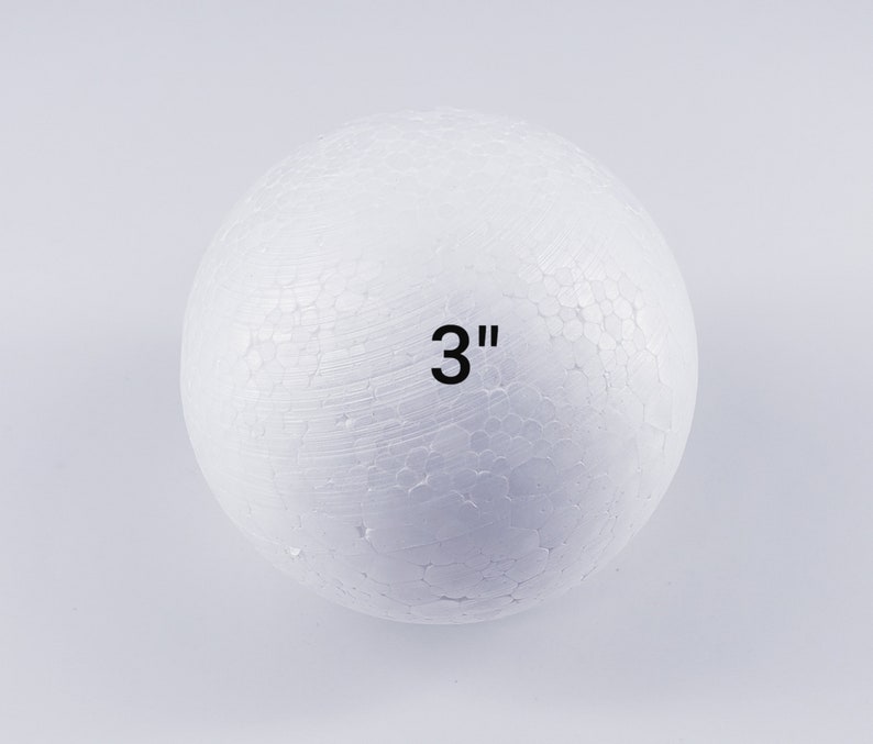 White Round Smooth Poly Foam Modelling Polystyrene Styrofoam Ball for ...