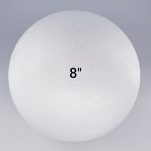 White Round Smooth Poly Foam Modelling Polystyrene Styrofoam Ball for ...