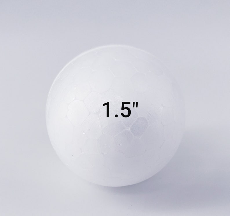 White Round Smooth Poly Foam Modelling Polystyrene Styrofoam Ball for ...