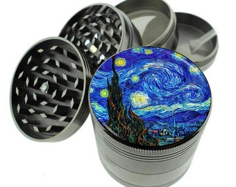 Herb Grinder - Tobacco Grinder - Funny Design Inspiration, Starring Night Design Smoking accessoires Stoner Gifts