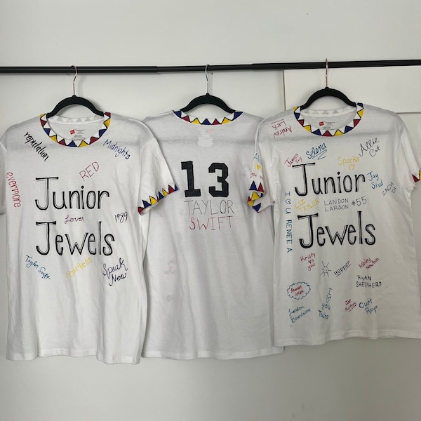 Junior Jewels Shirt - Handmade - Taylor Swift Themed Tee Shirt