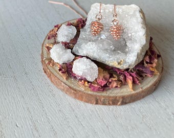 Pinecone Threader Earrings