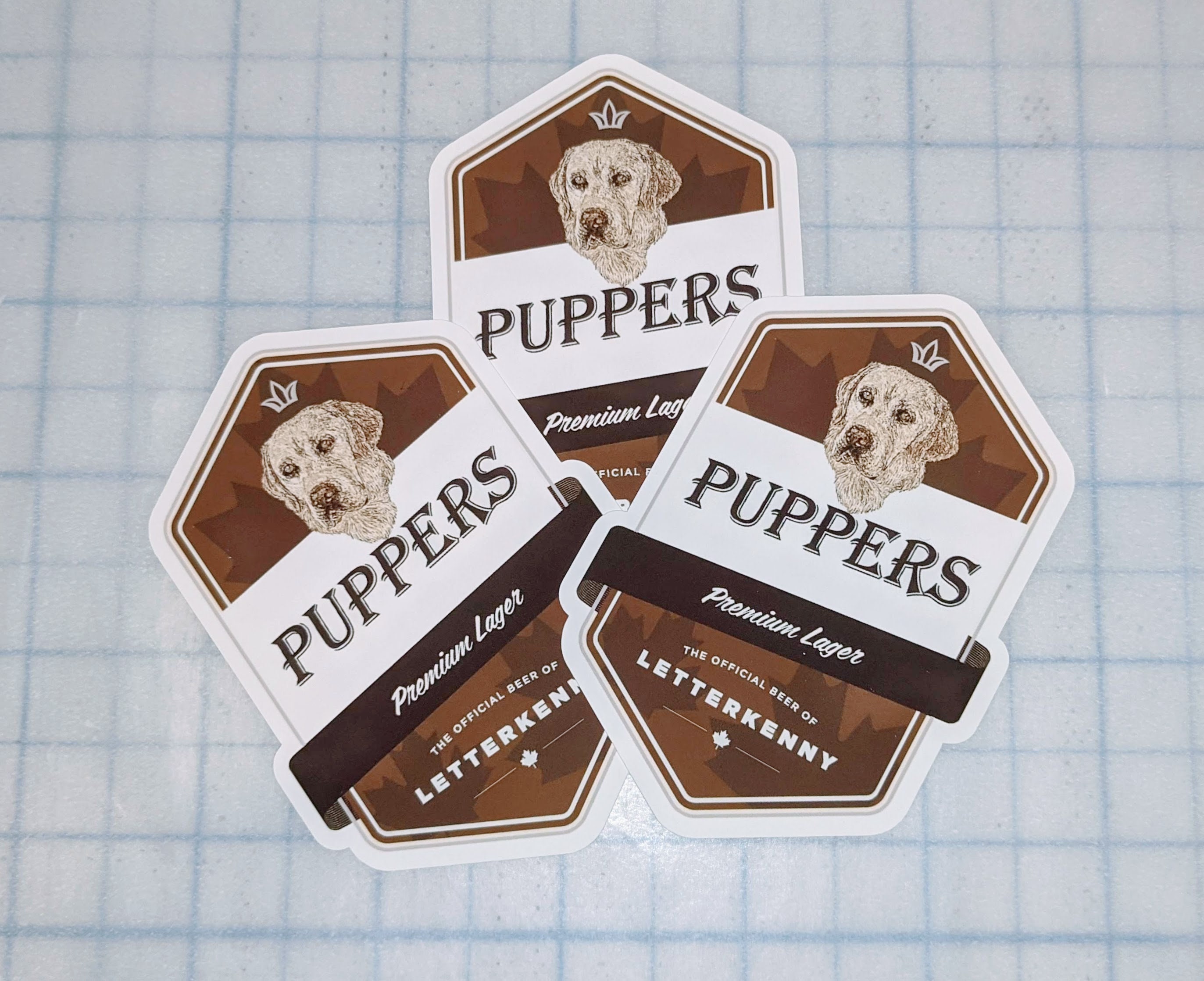 Puppers 6 Pack Beer Stickers Letterkenny 12pack and 24pack Etsy