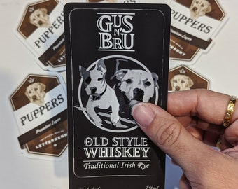 2 pack | Gus N' Bru whisky label | Letterkenny