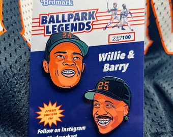 Willie and Barry 2 Pin Set