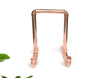 Copper Pipe Leaflet Holder | Display Stand | Landscape Device Accessory
