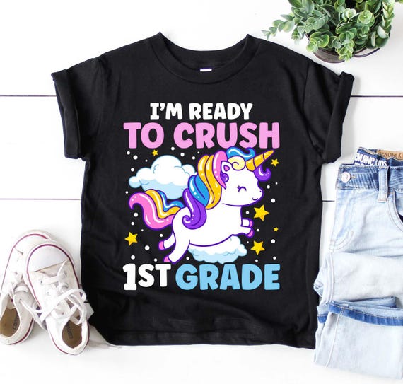 First Grade Unicorn Back To School Girls 1st Grade First Grade Unicorn Back To School Girls 1st Grade