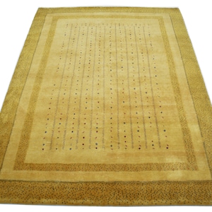 nr 4307/1 Hand-knotted Original  Carpet Gabbeh Loribaft fine rug High-quality wool on cotton ca. 230 x 164 cm. ( 7,6 x 5,4 ft. )