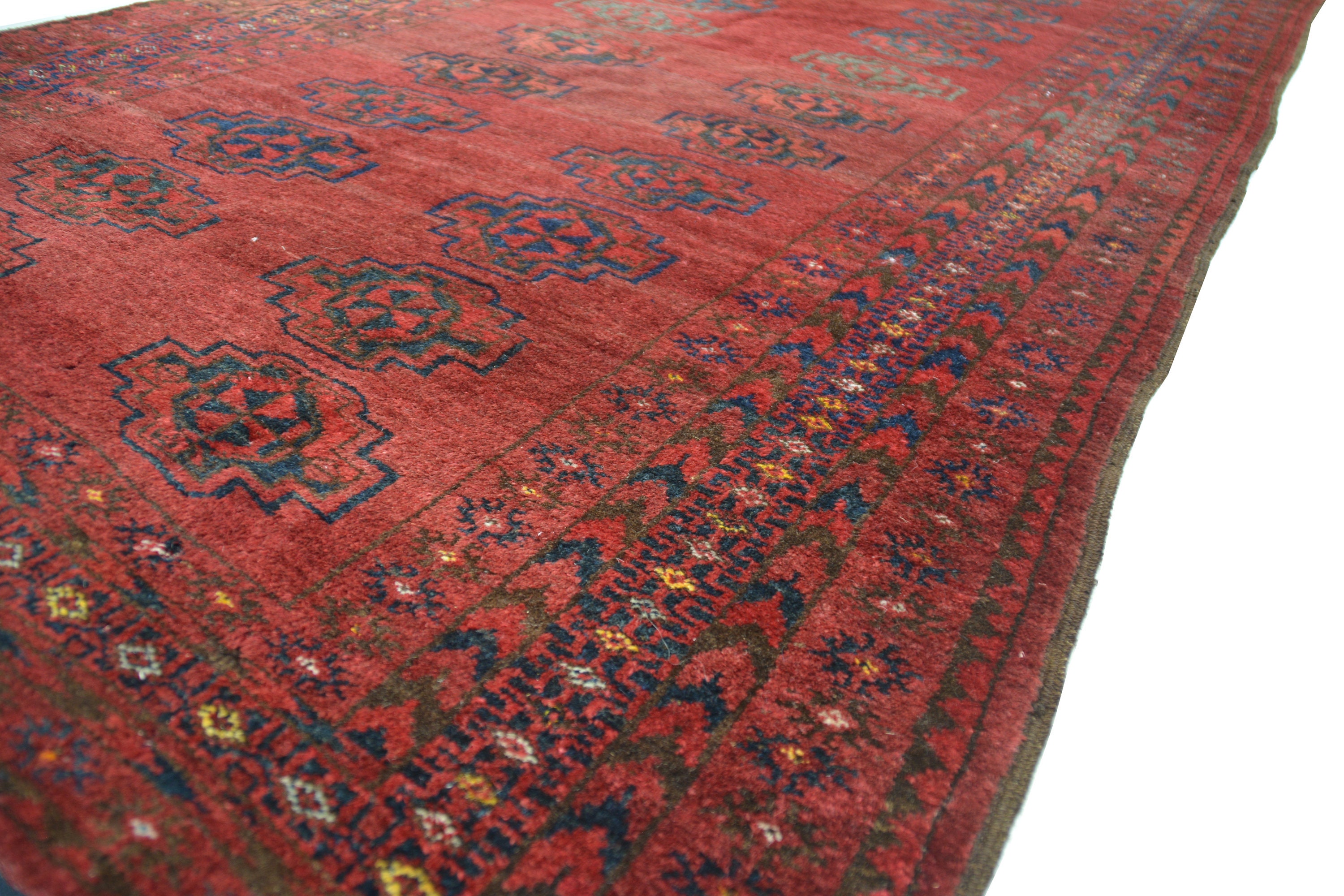 Tapis Oriental Ariana Noué Main - Afghanistan - 126x82cm - Vert Olive - Nr.79524