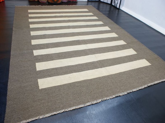 No 79 Handmade Rug Carpet Nomade Kelim Unique Item Nature Color