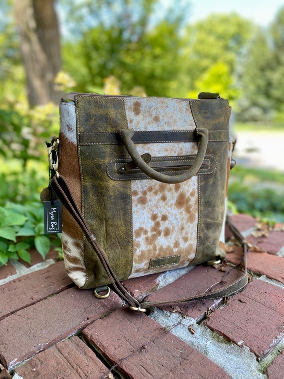 Vintage Leather Bag Distressed Leather Tote Cowhide Crossbody MYRA Handbag Vintage Leather Messenger Bag for Ipad Cowhide Laptop Bag Etsy UK