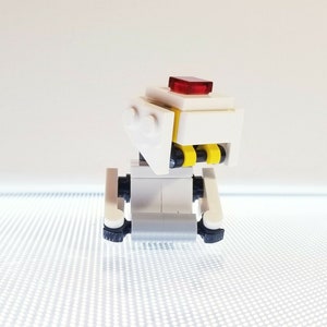 Lego Moc Mini Size Wall E And Eve Robot Built From Lego New Etsy