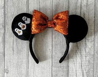 Trio of Ghosties Mouse Ears